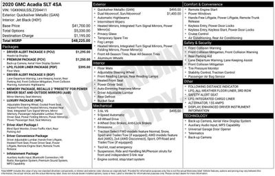 2020 GMC Acadia SLT
