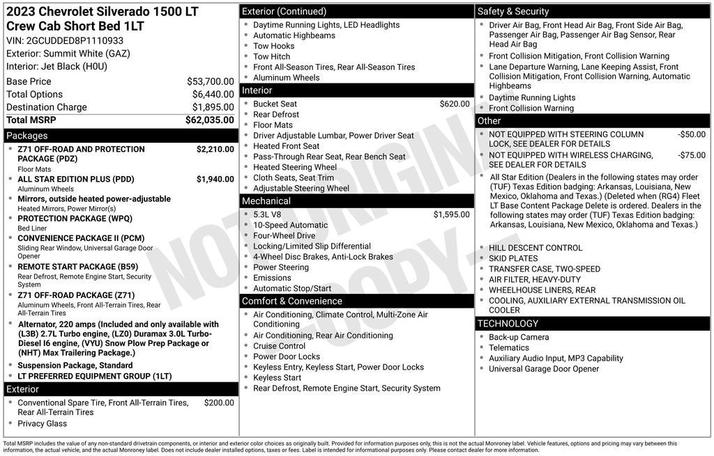 2023 Chevrolet Silverado 1500 LT