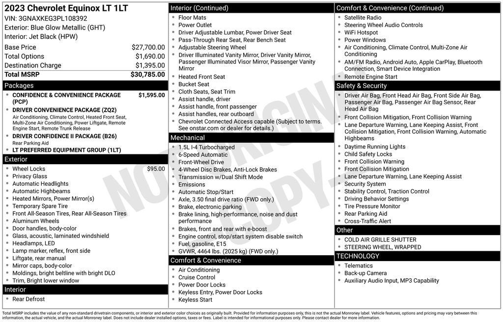 2023 Chevrolet Equinox LT